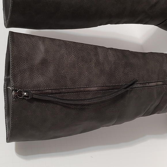 New Gray JustFab Boots sz 7.5W - Picture 6 of 7